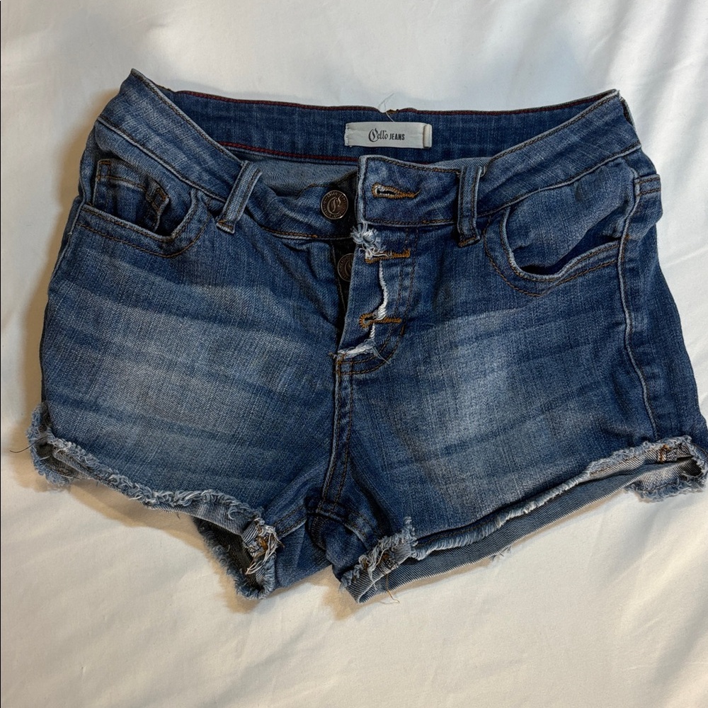 OshKosh B'gosh Distressed Dark Blue Denim Cutoff Shorts